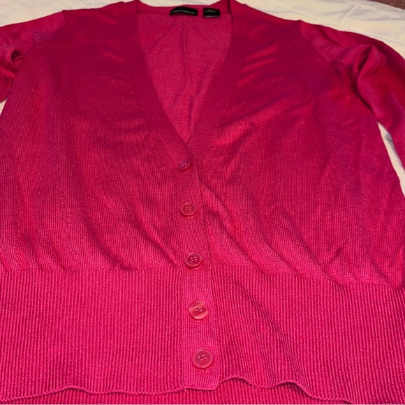 Moda International Cashmere & Silk Cardigan Sweater - Picture 3 of 10